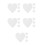 20Pièces Petits Supports Toile Coton Gris Pour Peintures 3