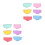 12Pièces Slips Confortables Pour Poupées 18 Design Coloré Mode 9