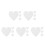 20Pièces Petits Supports Toile Coton Gris Pour Peintures 6