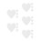20Pièces Petits Supports Toile Coton Gris Pour Peintures 8