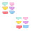 12Pièces Slips Confortables Pour Poupées 18 Design Coloré Mode 7