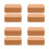 8Pcs Small Brown Cork Punch Pads Versatile Craft Project Supplies 7