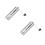 2Pcs Hand Coffee Grinder Stainless Steel Bean Mill Adjustable Burr 6
