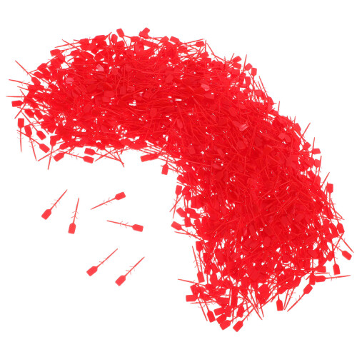 4000Pièces Attaches Plastiques Tamper Rouges Pour Extincteur 2