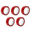 30Pièces Kit Accessoires Billard Mini Table Rouge Sac Pet 9