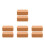 8Pcs Small Brown Cork Punch Pads Versatile Craft Project Supplies 9