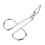 2Pièces Pince Sourcils Acier Inoxydable Argent Épilation 9