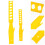 8Pcs Yellow PP Paint Mixing Sticks Manual Stirring Tools for Home Use 11