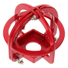 2Pcs Red Metal Sprinkler Head Protection Guard Easy Installation Home