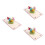 3Pcs Multi Color 3D Up with Flowers and Egg Patterns 6