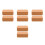 8Pcs Small Brown Cork Punch Pads Versatile Craft Project Supplies 8