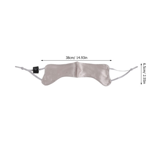 Breathable Silk Nose Warmer Grey Cold Protection for Winter 1
