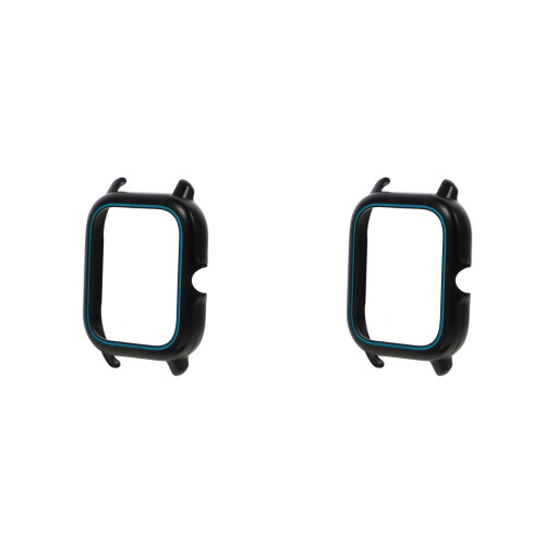 2Pcs Blue Pc Watch Frame Cover Anti-Scratch Lightweight Protector 2