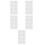 10Pairs White Iron Pegboard Adapter Clips for DIY Home Organization 7