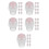 45Pcs Durable Jade Essential Oil Roller Ball Tops for Bottles Multi 10