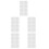 10Pairs White Iron Pegboard Adapter Clips for DIY Home Organization 9