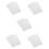 10Pcs White Dry Erase Boards Small Plastic Whiteboards for Office Use 10
