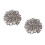 200Pcs Silver Metal Studs Rivets Square Spikes for Punk Crafts 6