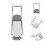 32Pcs Release Latch Metal Buckle Lock for Home Buckets 10