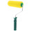 2Pcs Sturdy Textured Paint Rollers ABS Sponge Portable Yellow 1