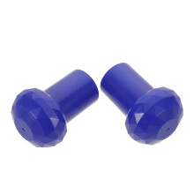 8Pcs Portable Blue Perfume Bottle Screw Caps Plastic Replacement Tool