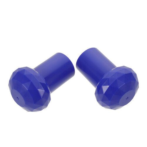 8Pcs Portable Blue Perfume Bottle Screw Caps Plastic Replacement Tool