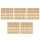 5Pcs Braille Learning Sheets Khaki Paper for Blind Writing Supplies 3