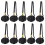 40Pcs Smooth Writing Secure Desk Pen with Chain and Base Mount 1