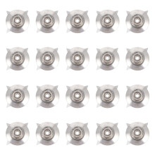 40Pcs Stainless Steel Anti-Static Buckles Metal Ground Wire Star Claws