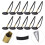 40Pcs Smooth Writing Secure Desk Pen with Chain and Base Mount 11