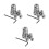 24Pcs Carbon Steel Drill Stop Collars Silver for Woodworking Precision 9