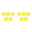 10Pcs Yellow Cutting Pad Set Strong Flexible Mats for Machine Use 8