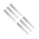 6Pcs Portable Silver Metal Ruler Set for Students Architects Designers 4