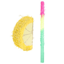2Sets Durable Yellow Lemon Pinata Kids Toy for Birthday Party Favors