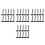 40Pcs Smooth Writing Secure Desk Pen with Chain and Base Mount 10