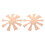 6Pcs Durable Metal V-Shape Nail Edge Trimmers Manicure 1