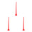 3Pcs Red ABS Caulking Nozzle Extension Soft Flexible Tool for Home Use 6