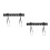 2Sets TV Halterung Wandmontage, Robustes , Schwarz, 10