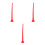 3Pcs Red ABS Caulking Nozzle Extension Soft Flexible Tool for Home Use 7