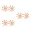 6Pcs Durable Metal V-Shape Nail Edge Trimmers Manicure 6