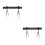 2Sets TV Halterung Wandmontage, Robustes , Schwarz, 6