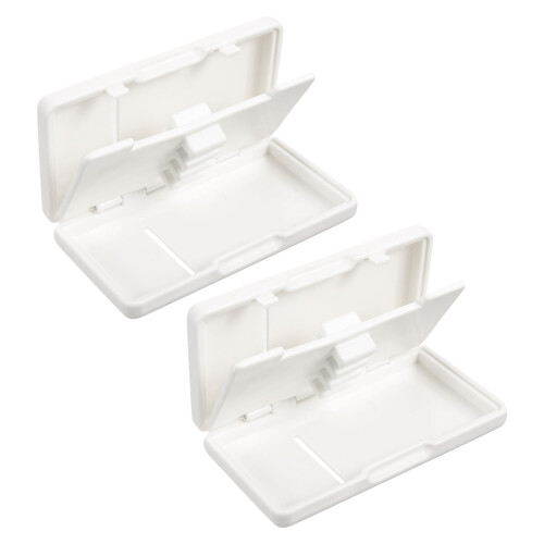 6Pcs White Reed Carrying Box ABS Material Oboe Sax Clarinet Organizer 1