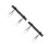 2Sets TV Halterung Wandmontage, Robustes , Schwarz, 7