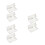 6Pcs White Reed Carrying Box ABS Material Oboe Sax Clarinet Organizer 10
