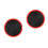 2Pcs Durable Red Drum Pad Carbon Fiber ABS Practice Mat for Beginners 9