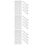 18Pcs White Moving Box Dividers Cardboard Grid Design Protectors 7