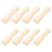 32St Beige Pegpoppen Met Hoedjes Voor Knutselen En Decoratie