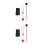 2Sets Assorted Color Yoga fork Set with Wooden Handles 10