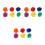 3St Assortiment Sjaals, Vierkant Chiffon En 4