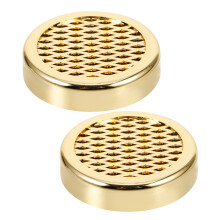 8St Elegante Gouden Sigaretten Humidifiers Abs+spons Droogte Preventie